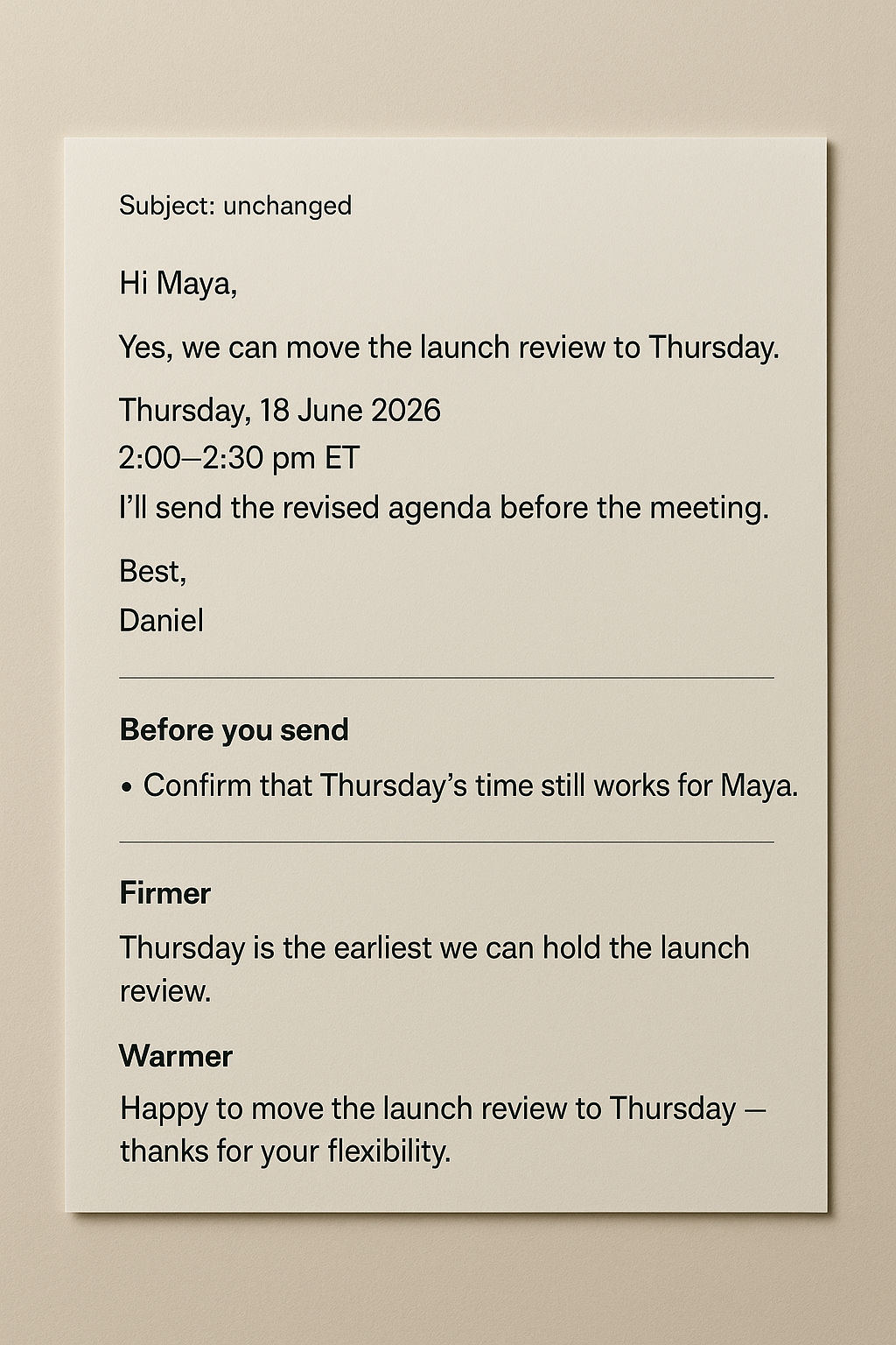 Email Drafter
