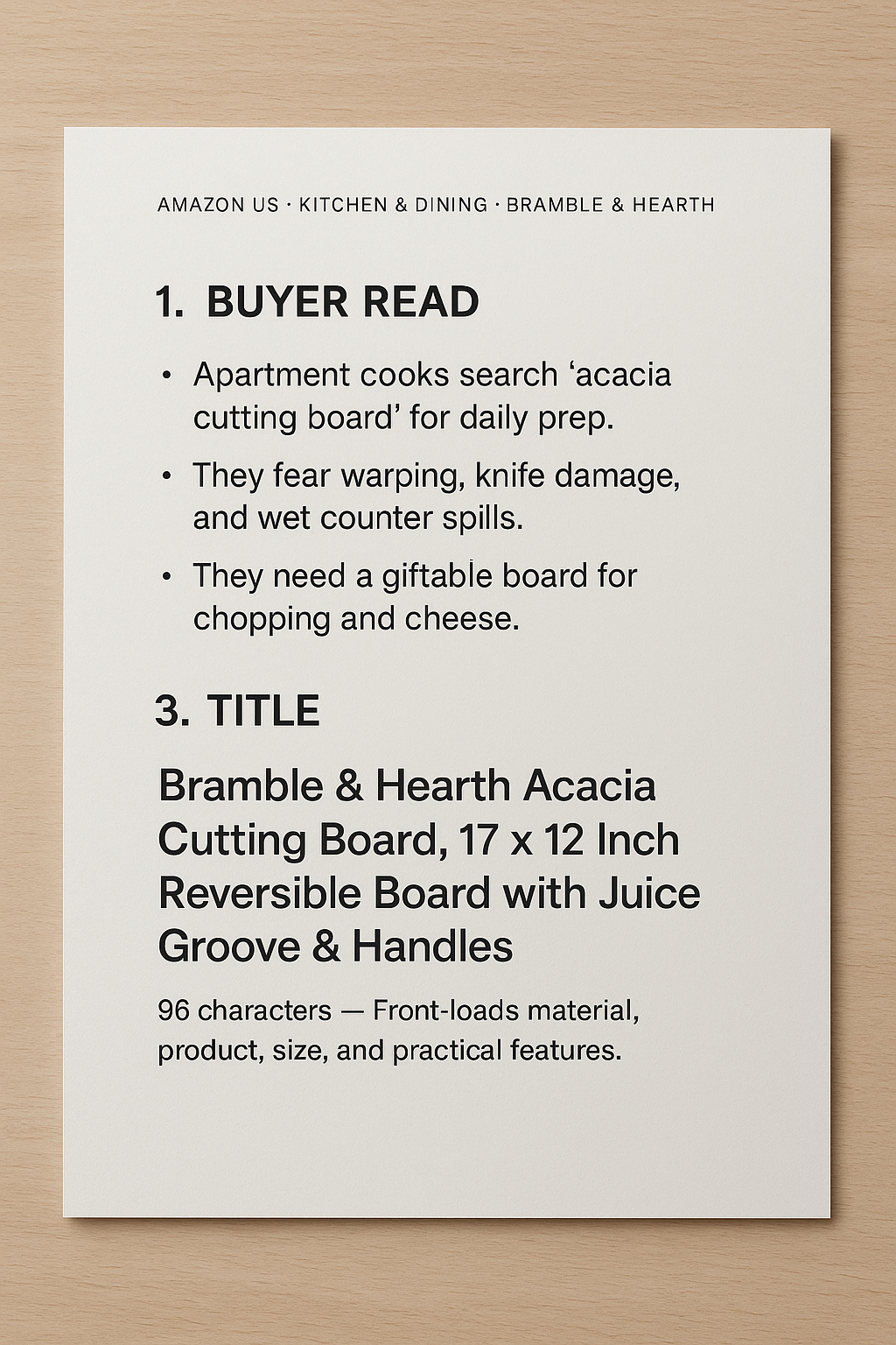 Marketplace Listing Optimiser