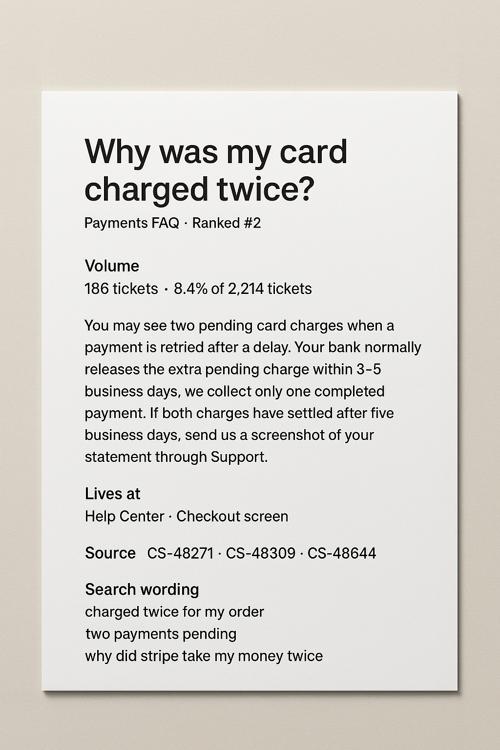 FAQ Builder