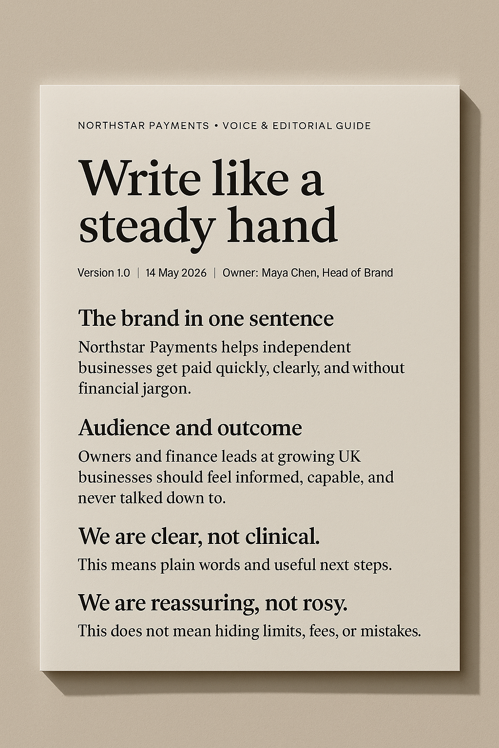 Brand Voice Guide
