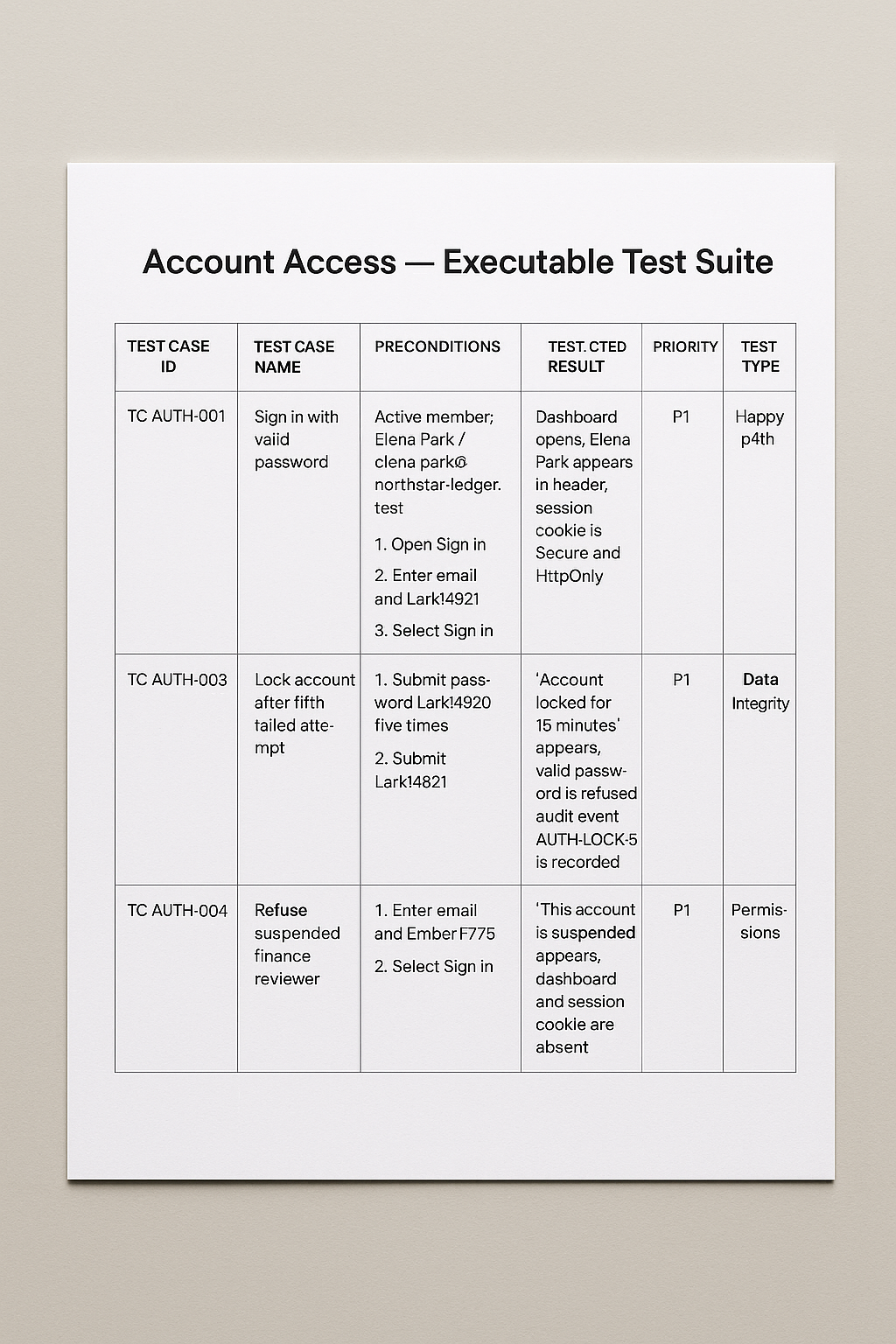 Test Case Writer