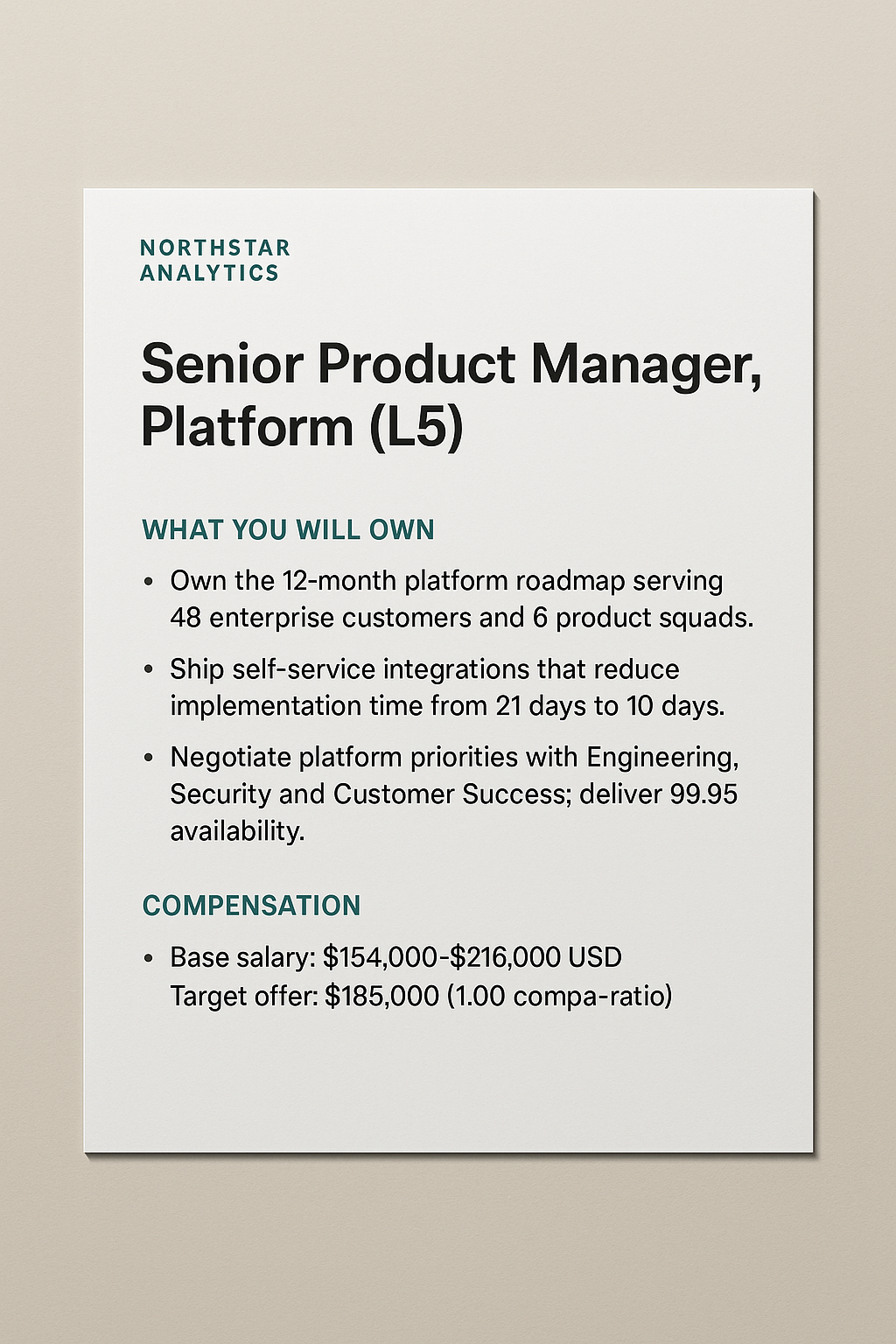 Job Description Writer