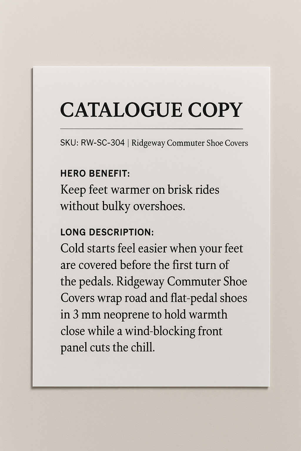Product Description Writer