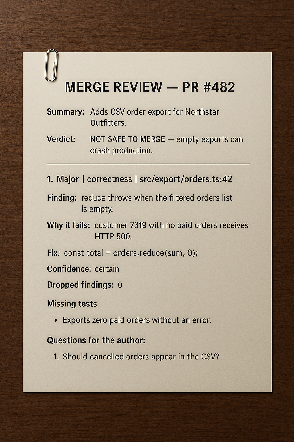 Code Reviewer
