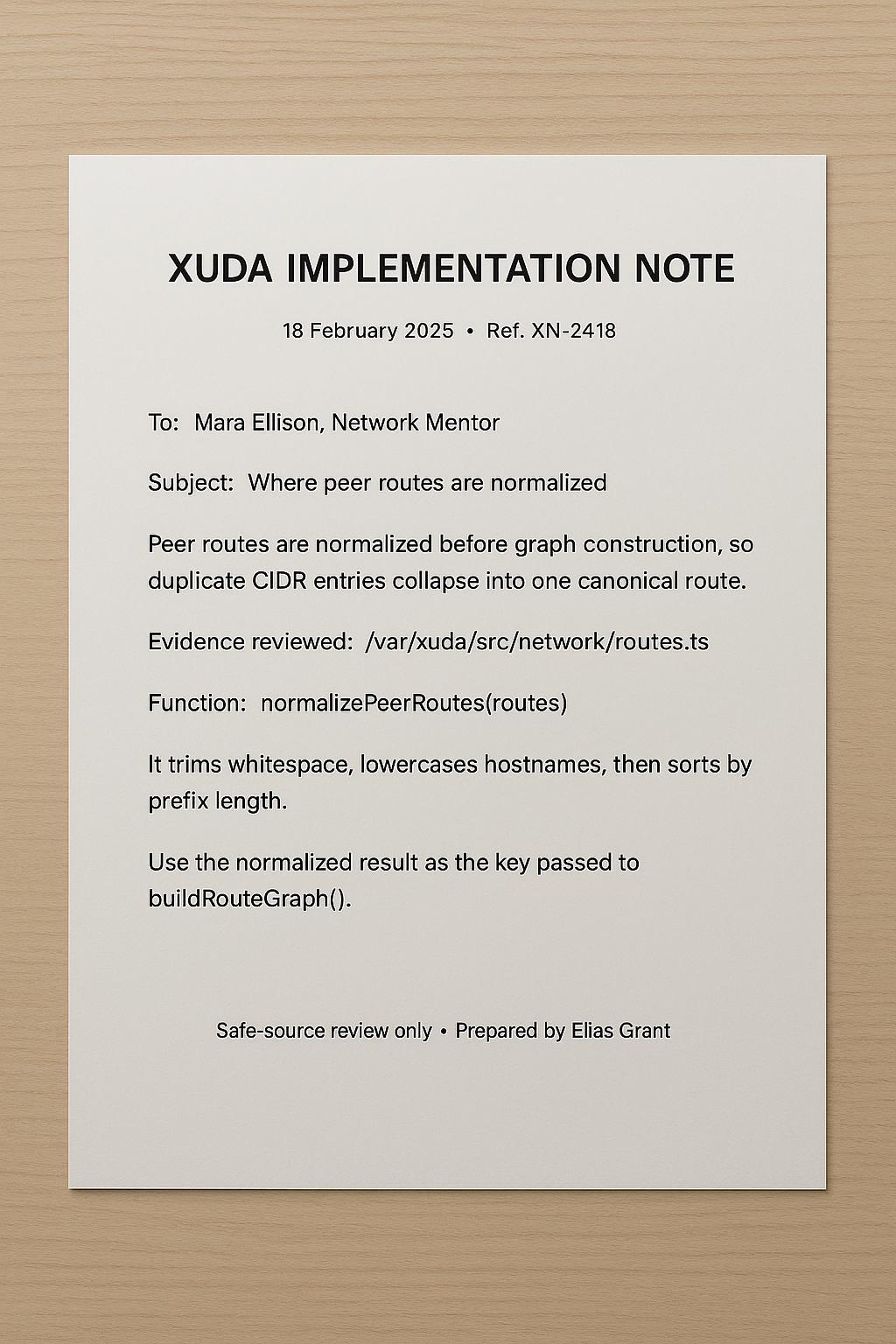 Xuda Network Mentor Technical Support
